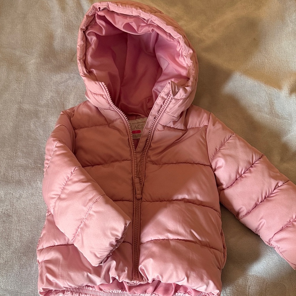 The Children's Place Light Pink Hooded Jacket